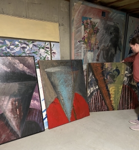 Max coyer cone paintings